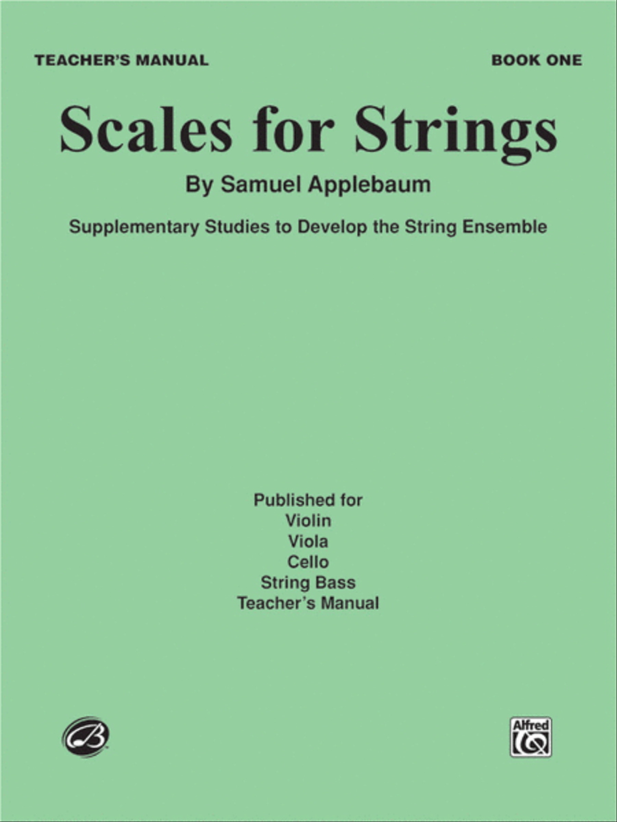 Scales for Strings, Book 1