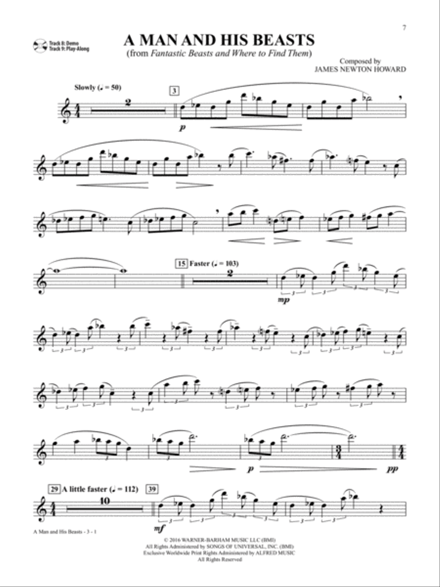 Hit Movie & TV Instrumental Solos Flute Solo scores gallery preview page 4