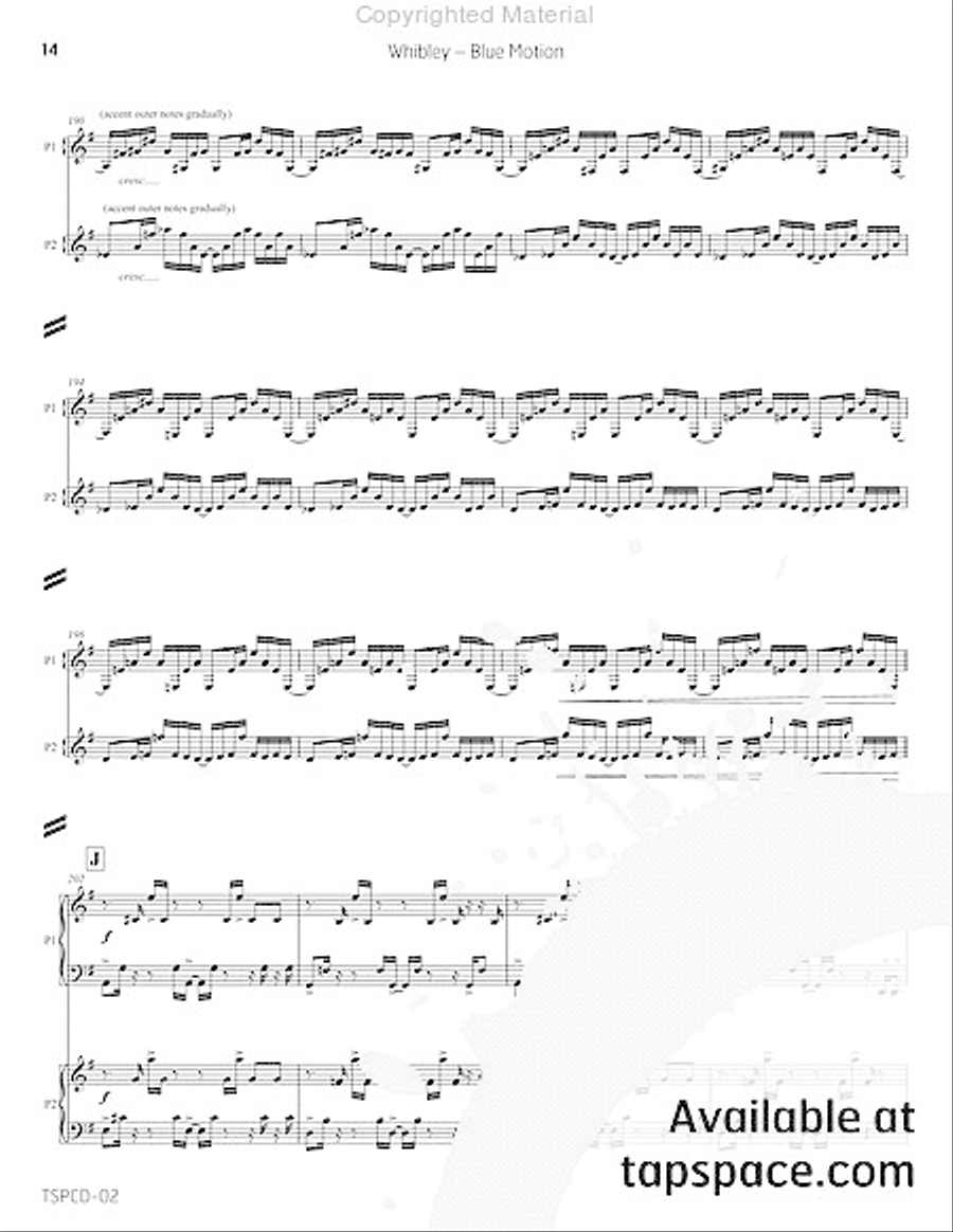 Blue Motion Double Bass scores gallery preview page 19