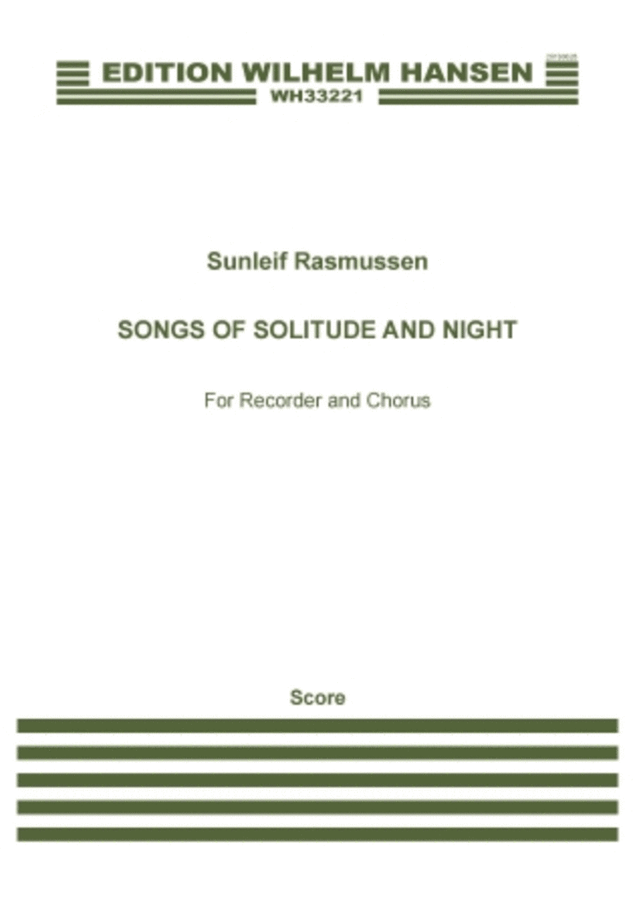 Songs of Solitude and Night Choir scores gallery preview page 1