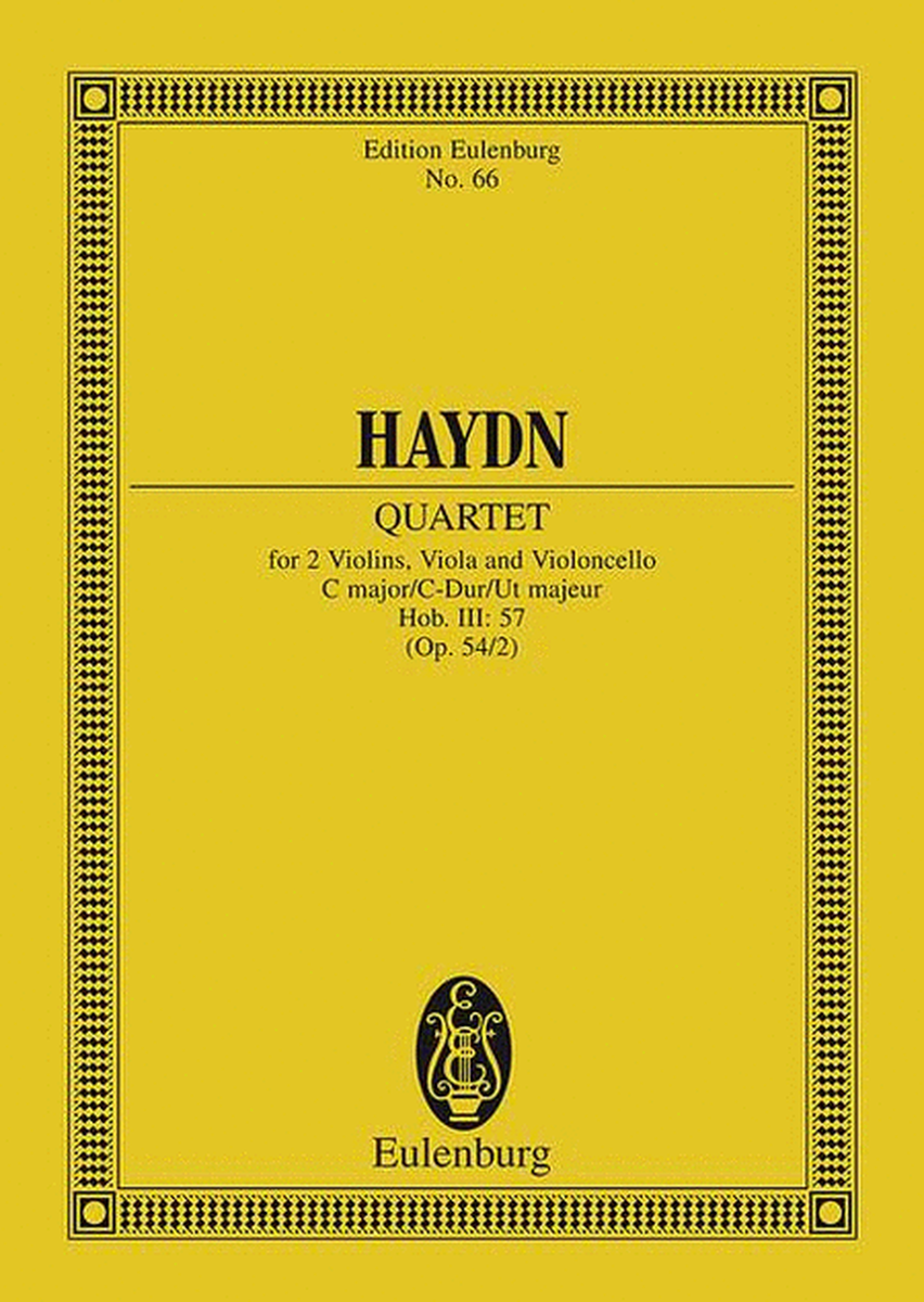 String Quartet in C Major, Op. 54, No. 2, Hob.III: 57