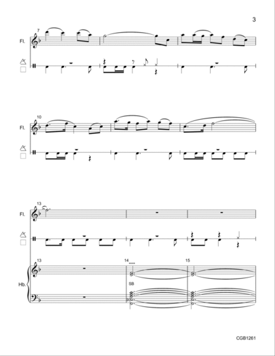 Scatter the Morning Light (Full Score) 5-Octaves scores gallery preview page 3