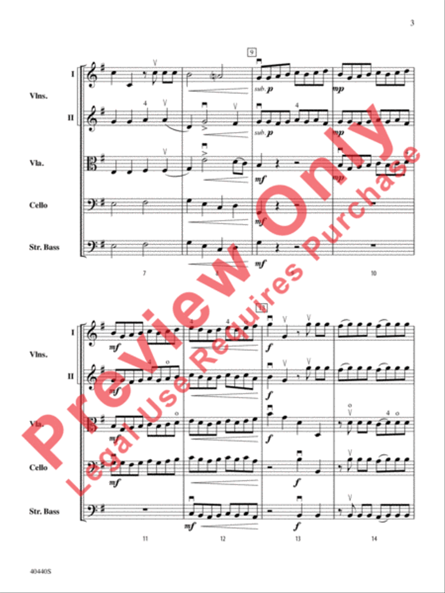 Symphony No. 29, K. 201 Symphony No. 29, K. 201 String Orchestra scores gallery preview page 4