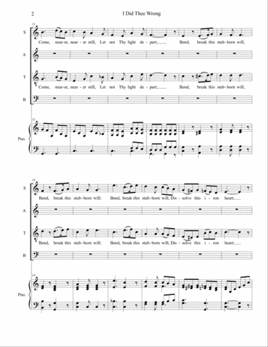 I Did Thee Wrong 4-Part scores gallery preview page 2