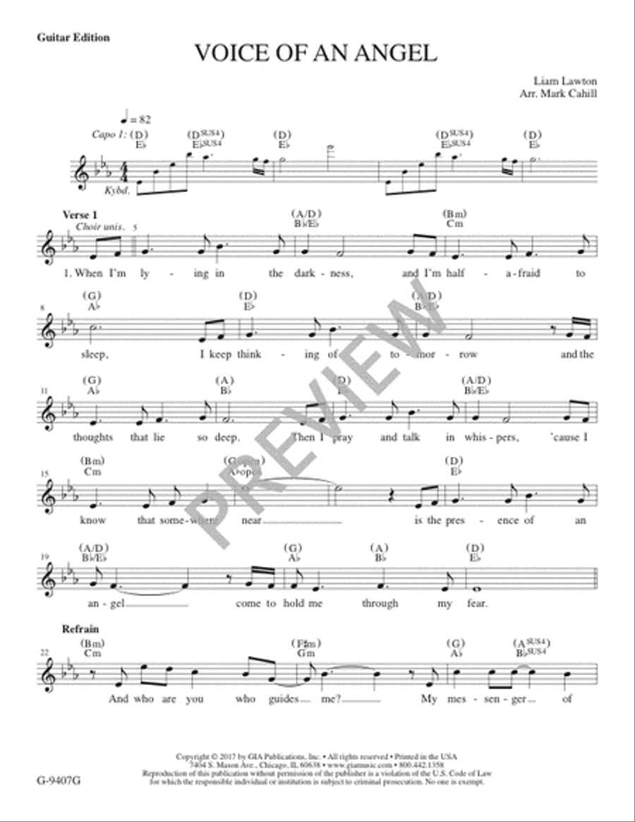 Voice of an Angel - Guitar edition Guitar scores gallery preview page 2