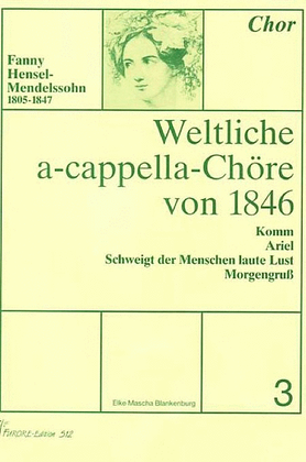Book cover for Weltliche a-cappella Chore von 1846 Vol. 3