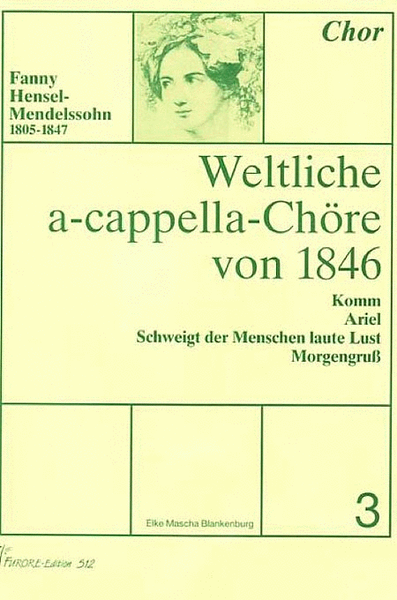 Weltliche a-cappella Chore von 1846 Vol. 3