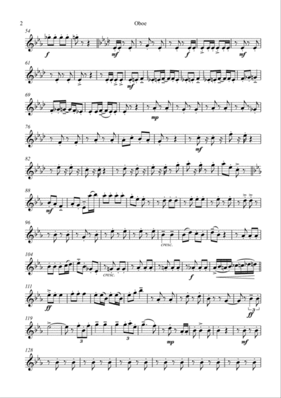 Can-Can alla Rossini (Wind Quintet) - Set of Parts [x5] Woodwind Quintet scores gallery preview page 5