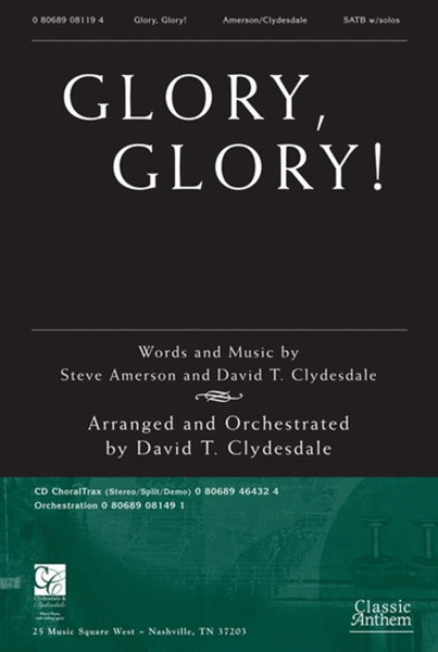 Glory, Glory! - CD ChoralTrax