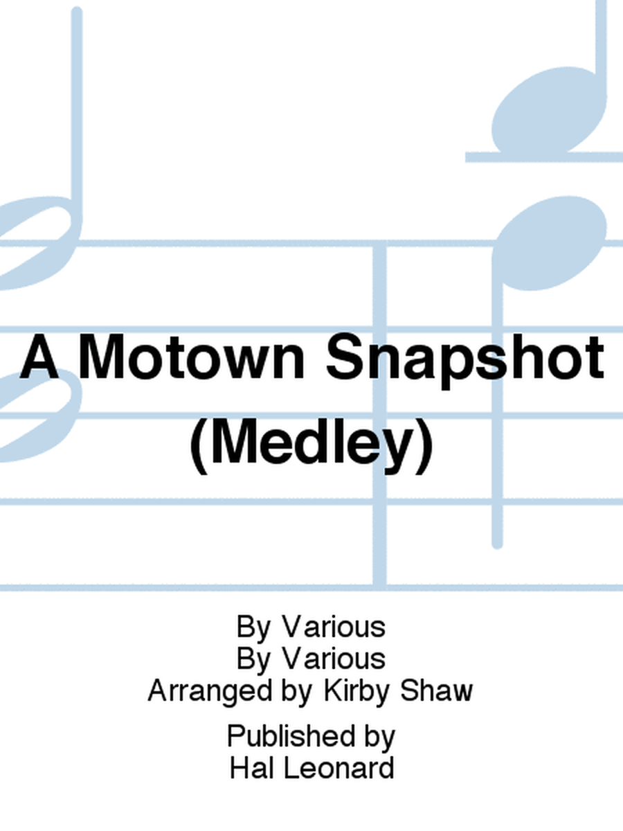 A Motown Snapshot (Medley) image number null