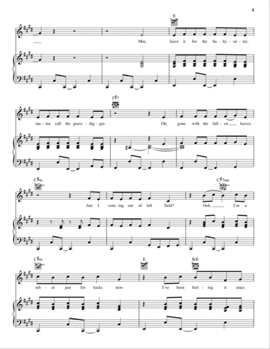 Feel It Still Feel It Still Piano, Vocal, Guitar scores gallery preview page 3