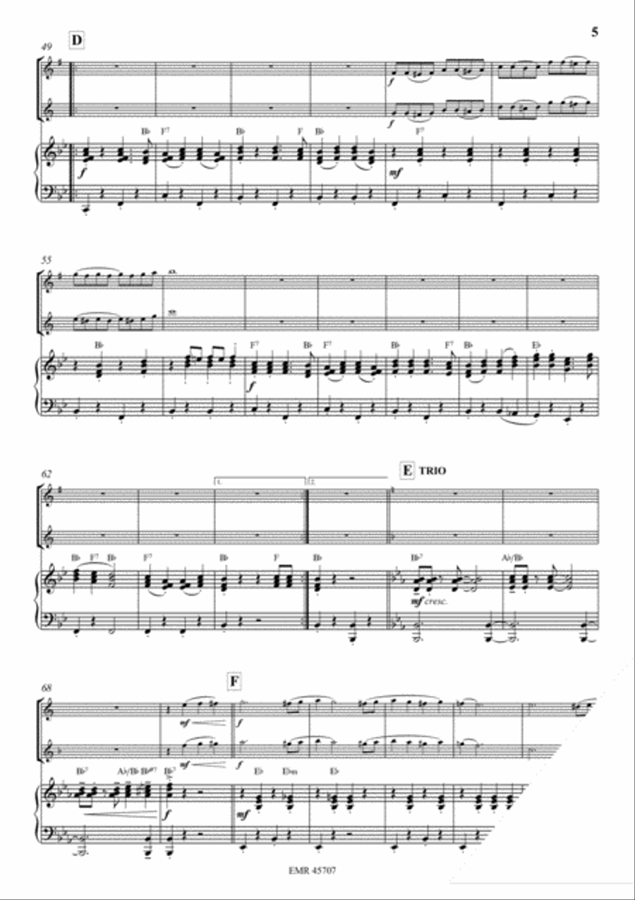 Die Zwei Schlingel Tenor Saxophone scores gallery preview page 7