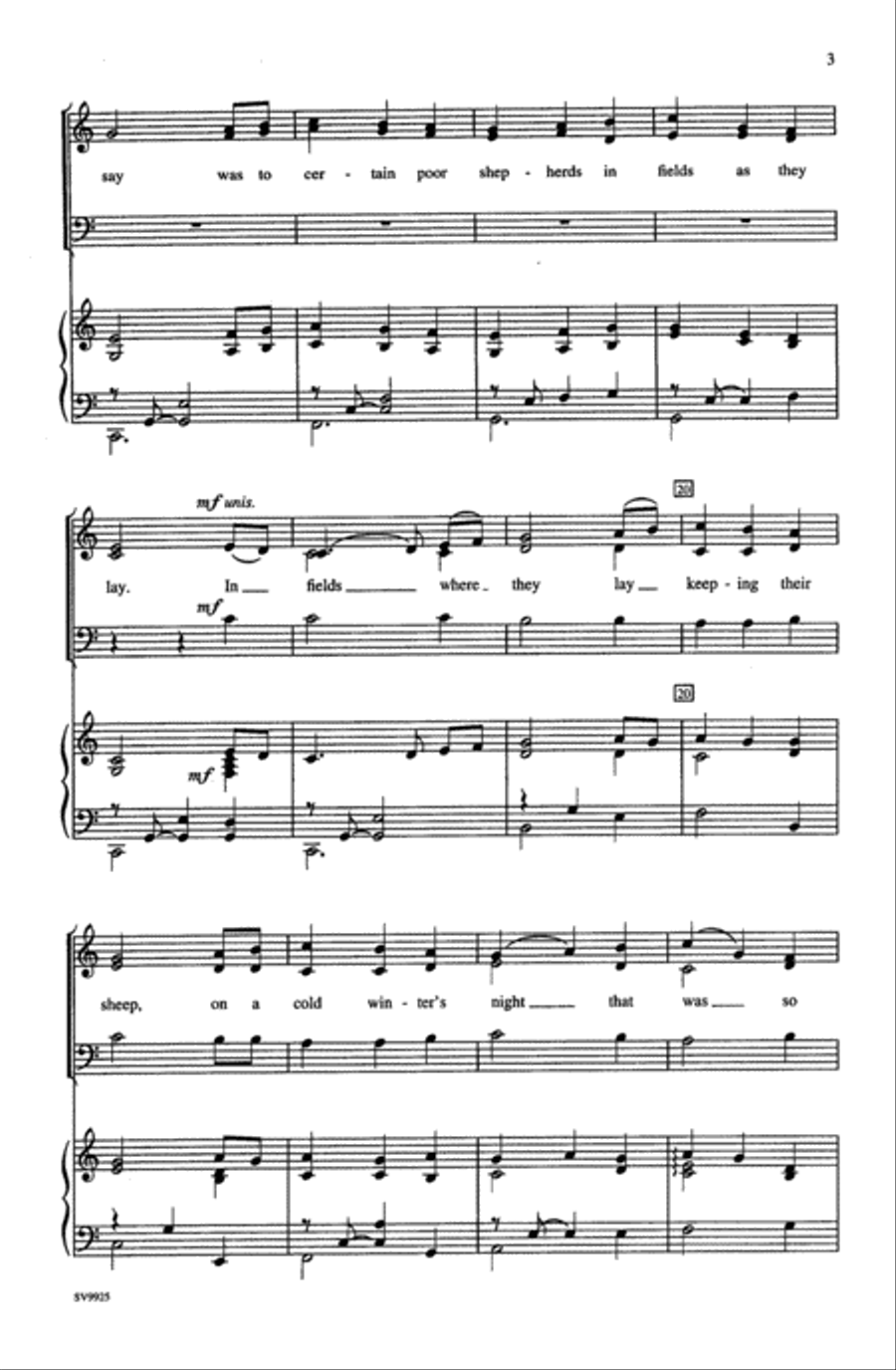The First Noel Choir scores gallery preview page 2