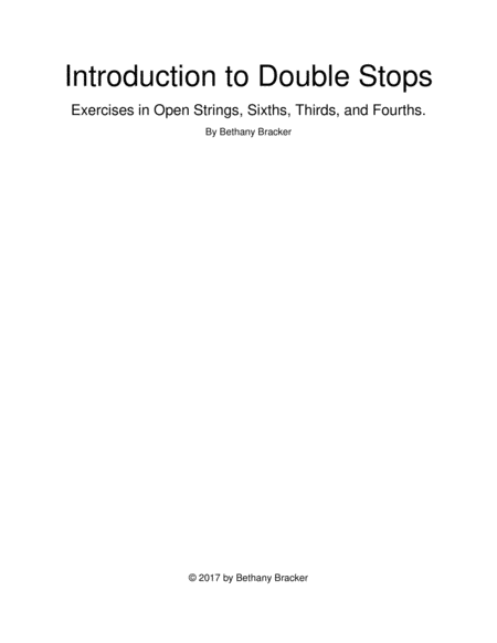 Introduction to Double Stops image number null