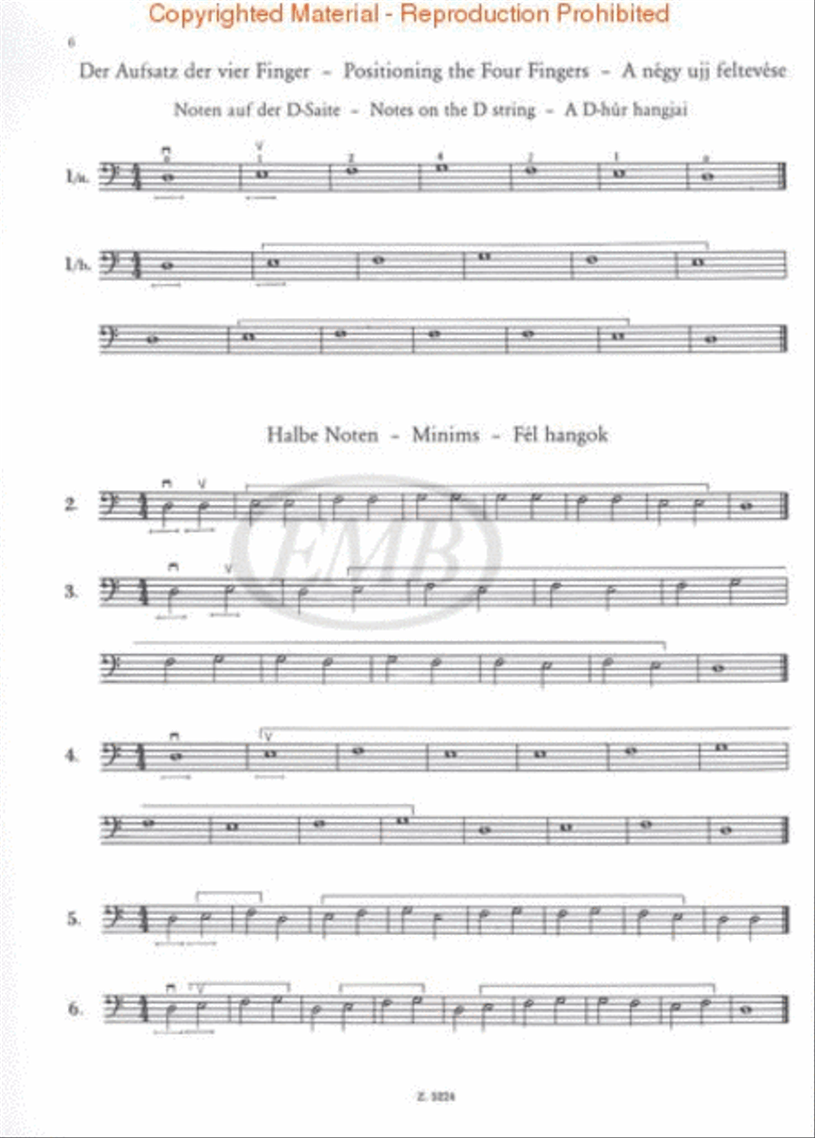 Violoncello Tutor – Volume 1 Cello scores gallery preview page 2