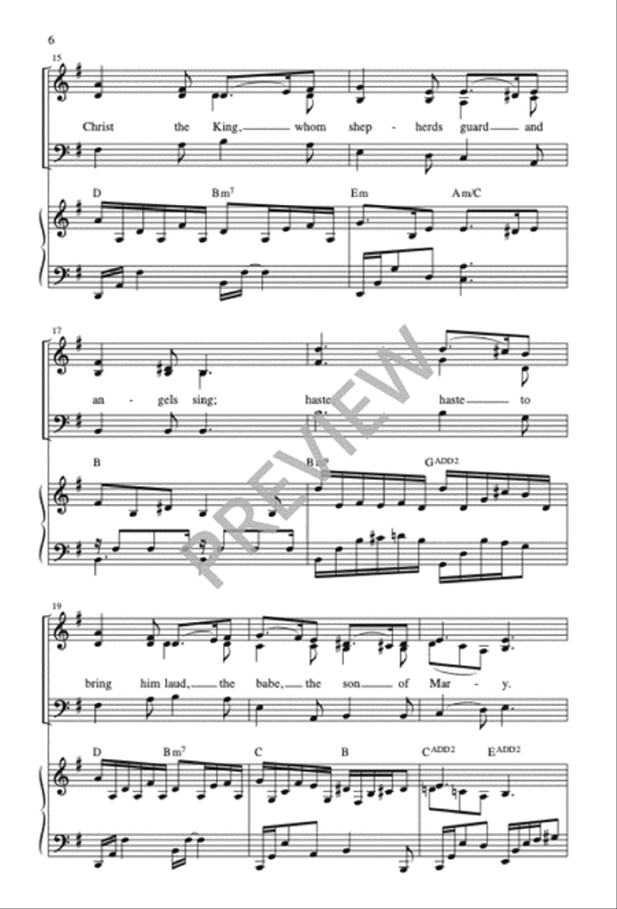 What Child Is This 3-Part scores gallery preview page 7