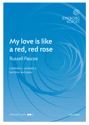 Book cover for My love is like a red, red rose