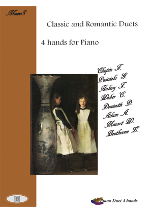 Book cover for Piano Duets Classic Romantic