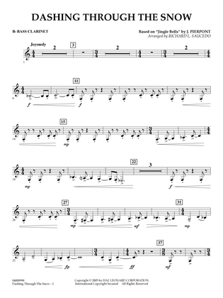Dashing Through The Snow (based on "Jingle Bells") (arr. Richard L. Saucedo) - Bb Bass Clarinet
