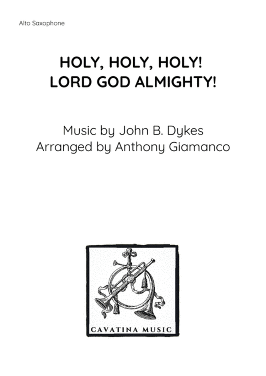 Holy, Holy, Holy! Lord God Almighty! (Saxophone Trio - ATB) image number null