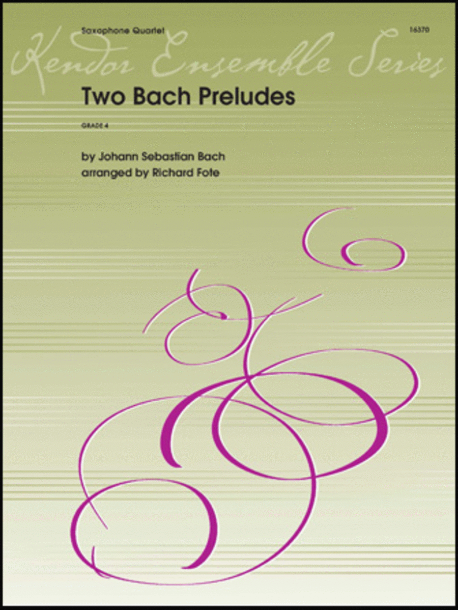 Johann Sebastian Bach: Two Bach Preludes