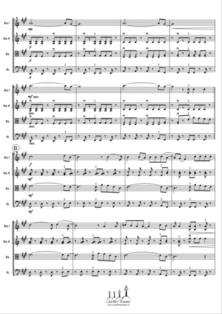 Viva La Vida String Quartet scores gallery preview page 2