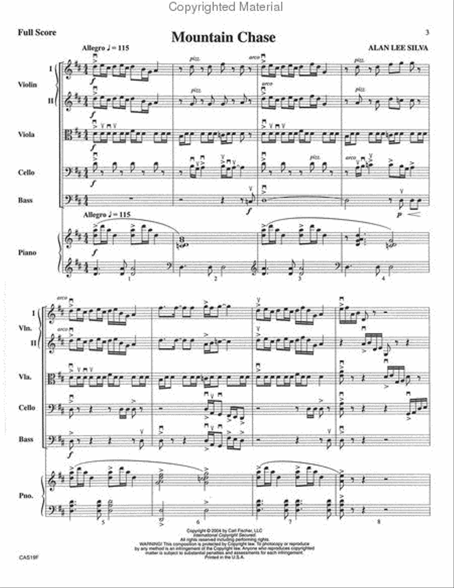 Mountain Chase String Orchestra scores gallery preview page 2