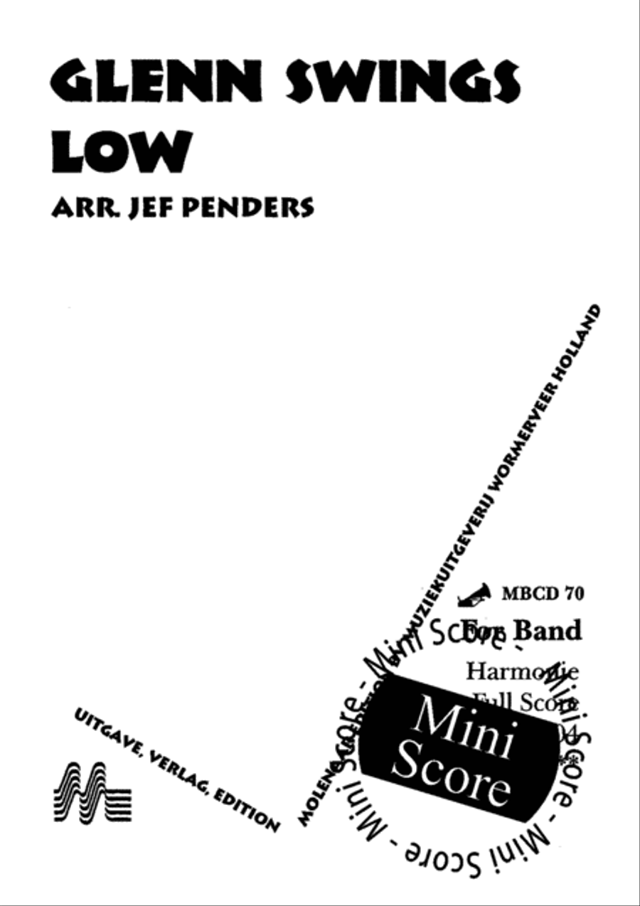 Glenn Swings Low Big Band scores gallery preview page 3