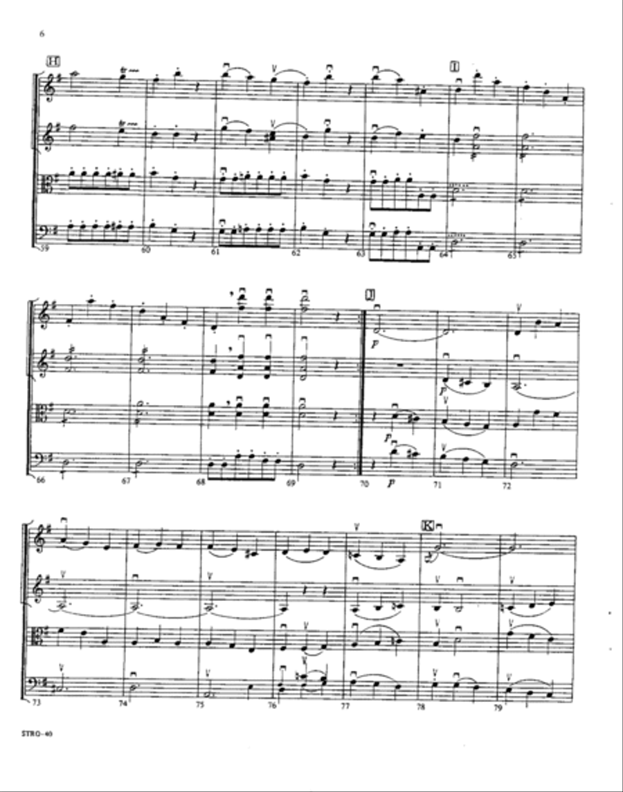Symphony No. 12 in G K. 110: Allegro (1st movement) Orchestra scores gallery preview page 5