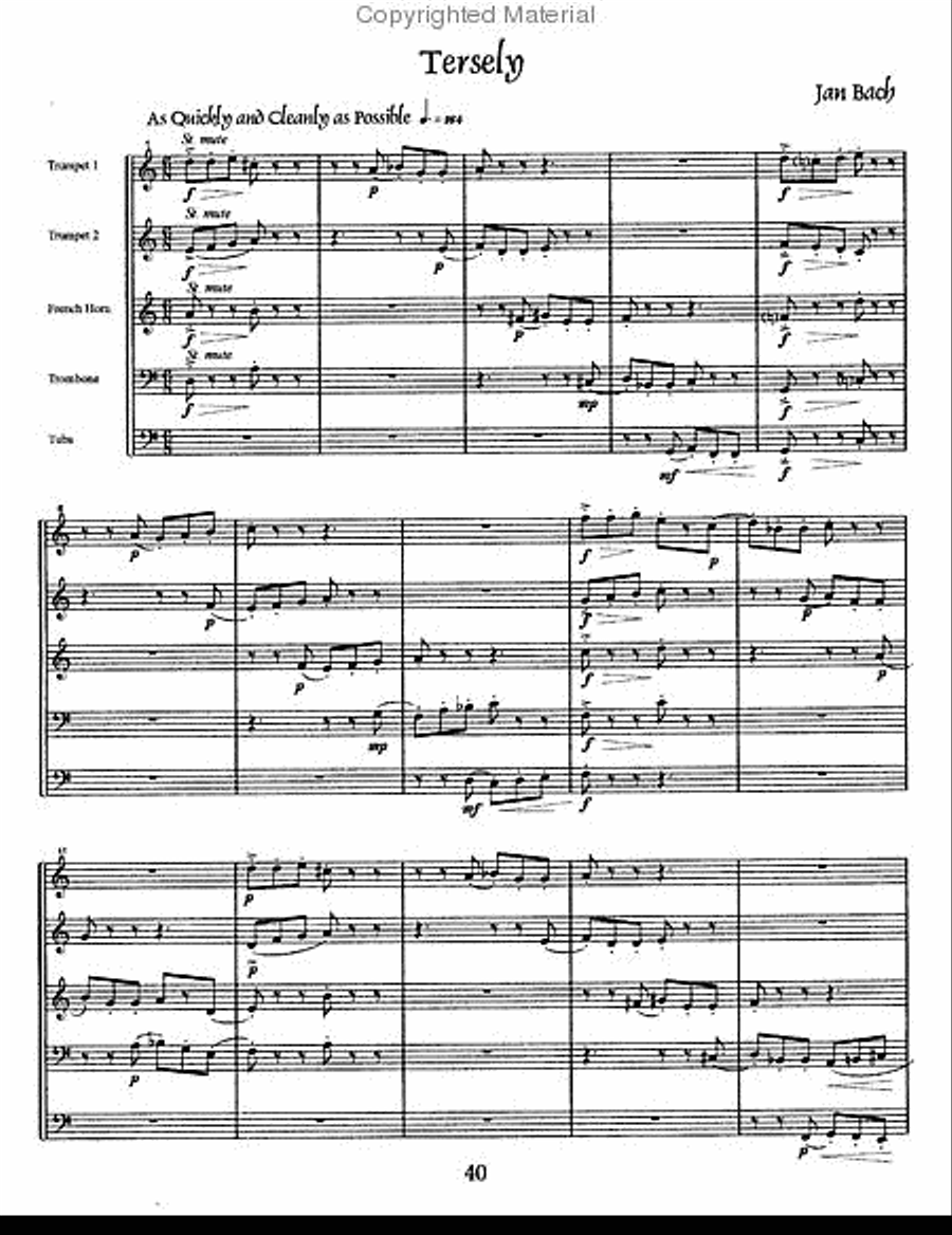 Foliations Brass Quintet scores gallery preview page 10