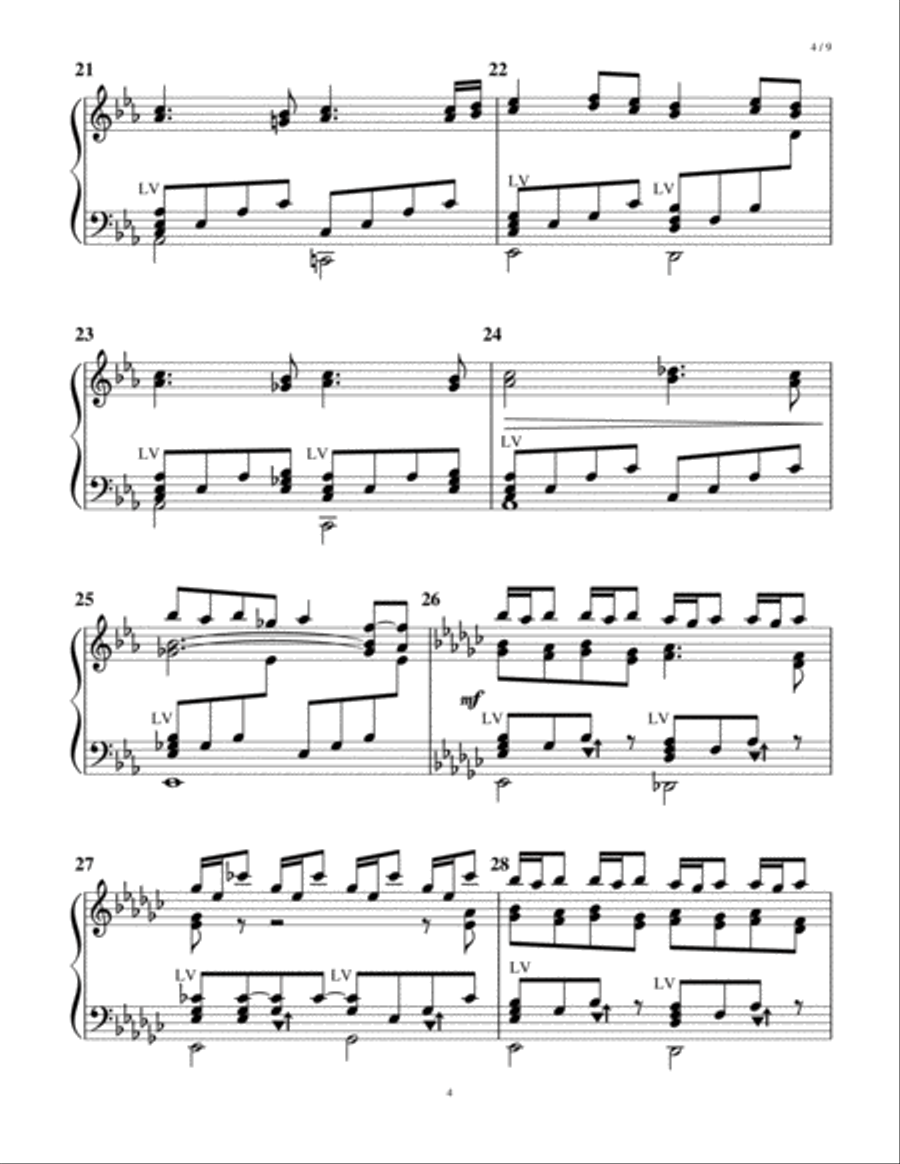 I See You (Theme From Avatar) Handbell Choir scores gallery preview page 4