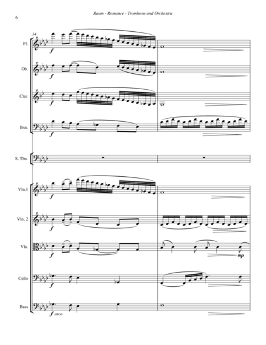 Romance for Trombone Solo and Orchestra image number null