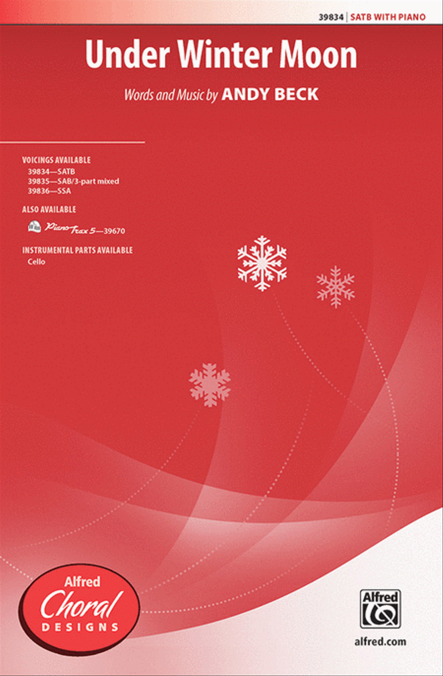 Under Winter Moon 4-Part scores gallery preview page 1