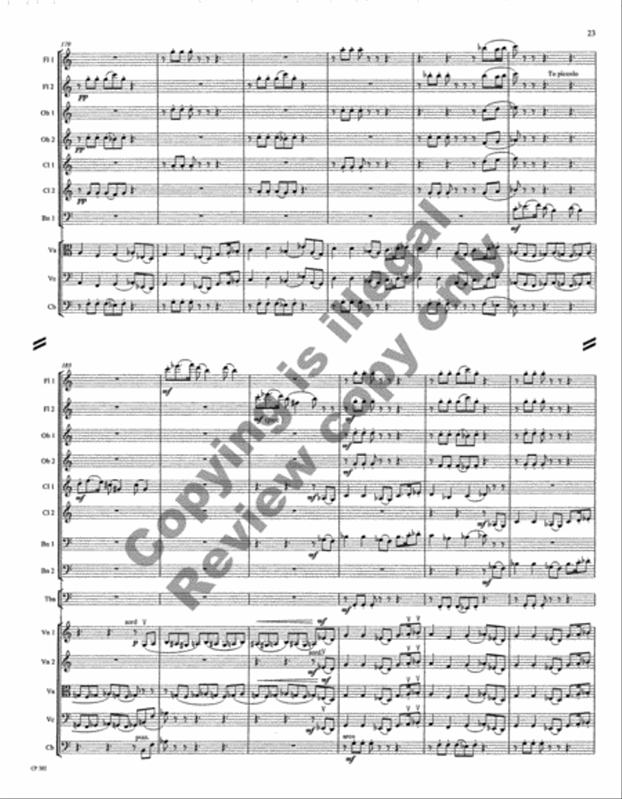 Symphony No. 1 Full Orchestra scores gallery preview page 25