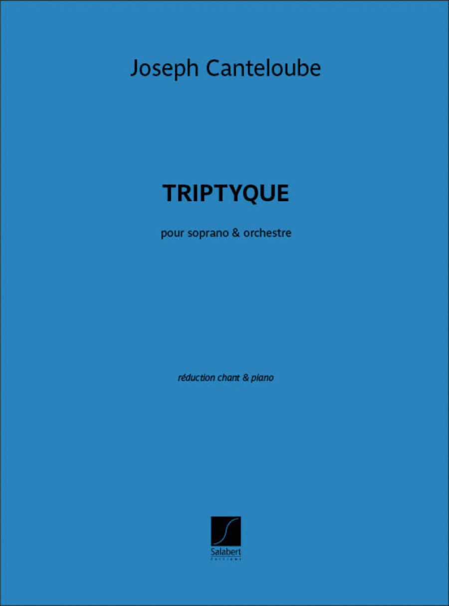 Triptyque, pour Soprano e Orchestre