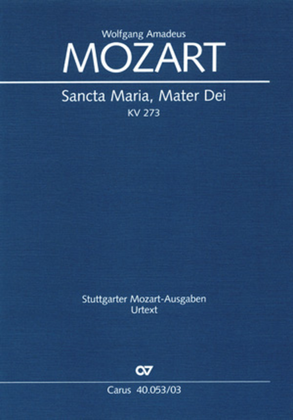 Book cover for Sancta Maria, Mater Dei (O holy Mary, God's own mother)