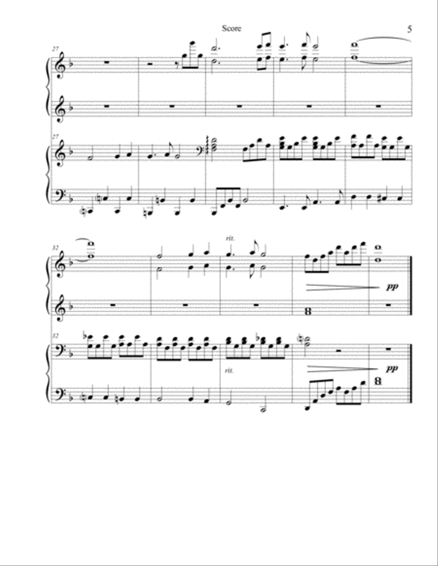 My Funny Valentine Piano scores gallery preview page 4