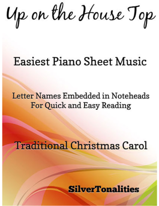 Up on the House Top Easiest Piano Sheet Music
