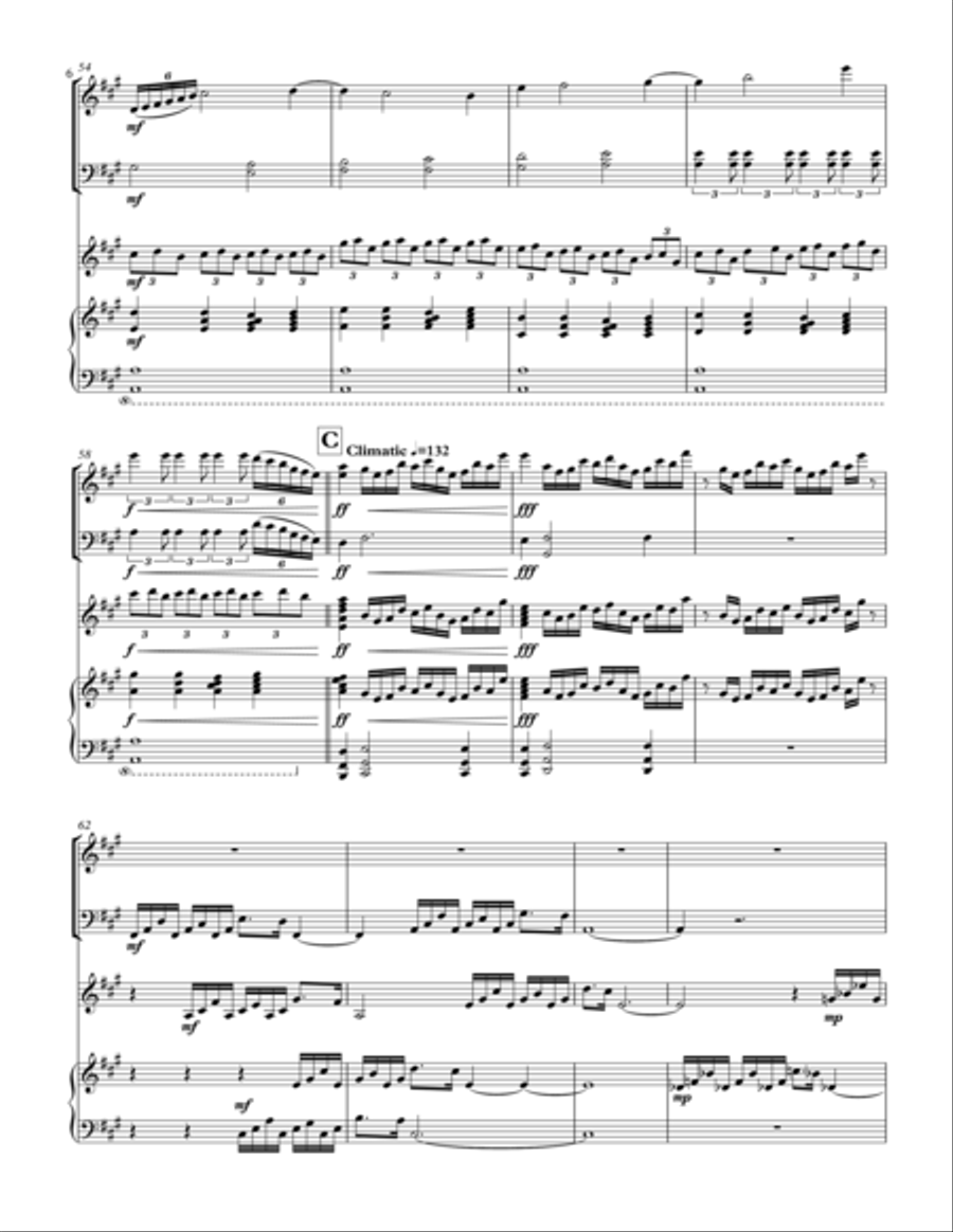 Olive for Violin, Violincello, Guitar and Piano Piano Trio scores gallery preview page 6