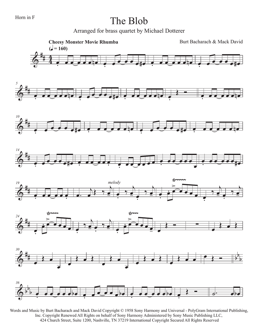 The Blob Brass Ensemble scores gallery preview page 2