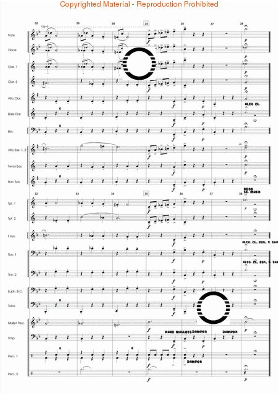 Peer Gynt Suite No. 1 Concert Band scores gallery preview page 21
