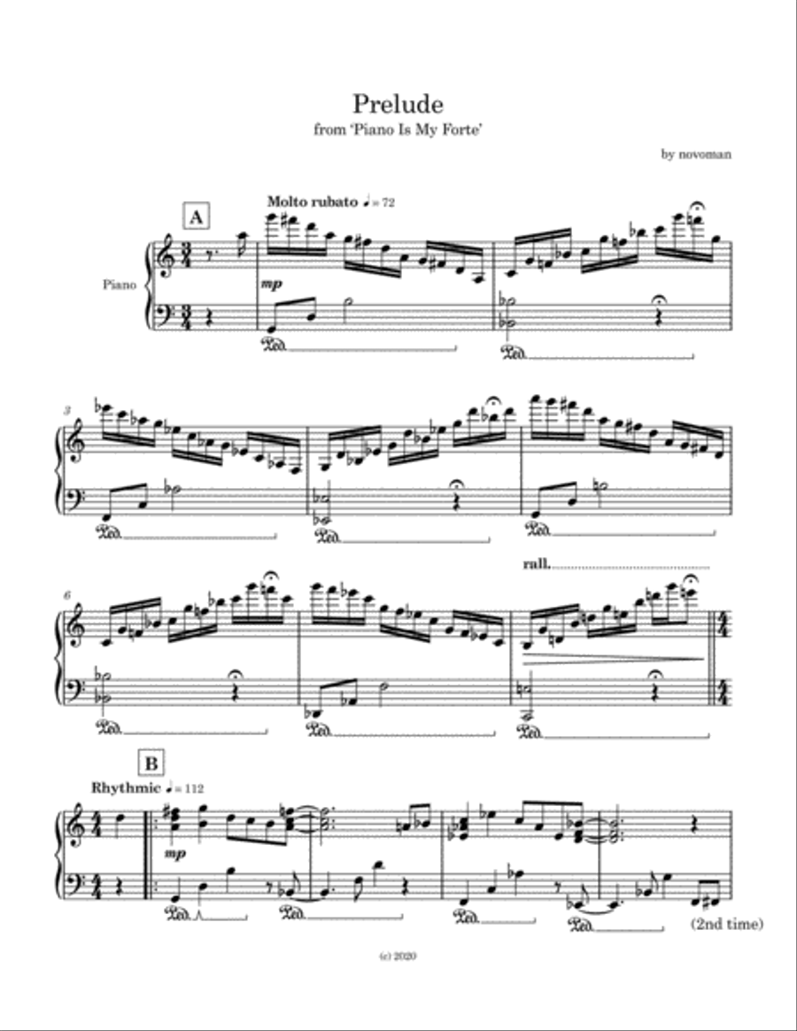 Prelude Prelude Piano Solo scores gallery preview page 2
