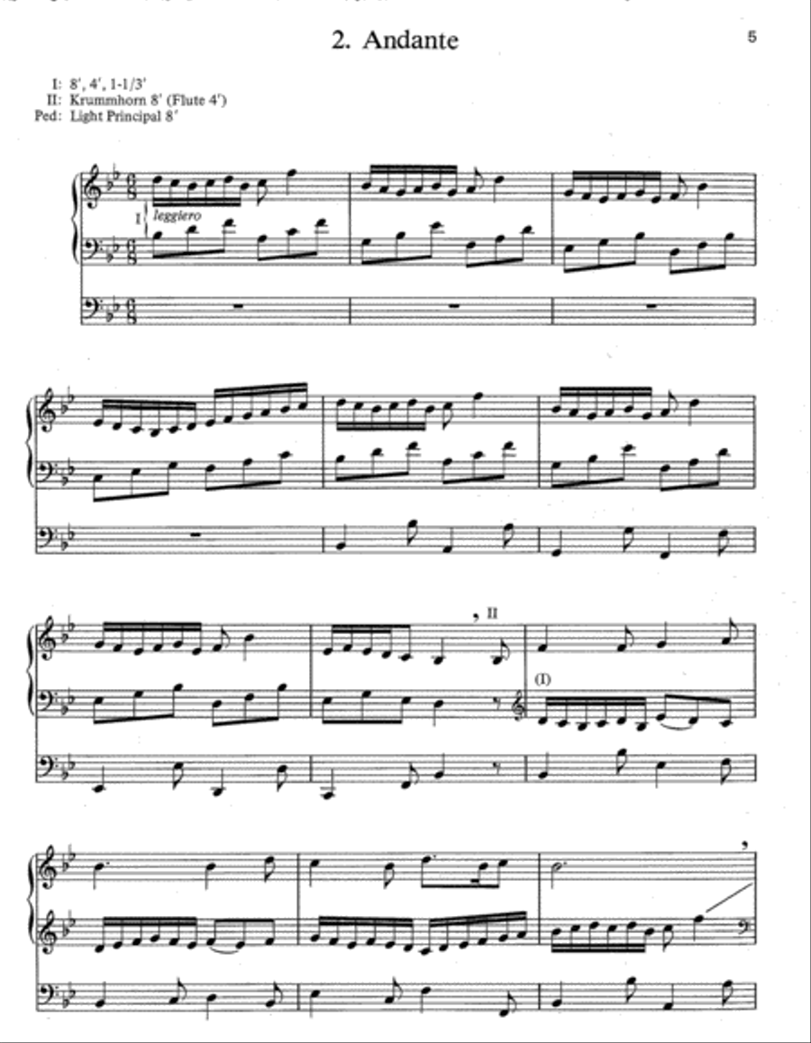 Partita on All Glory, Laud, and Honor Organ scores gallery preview page 3