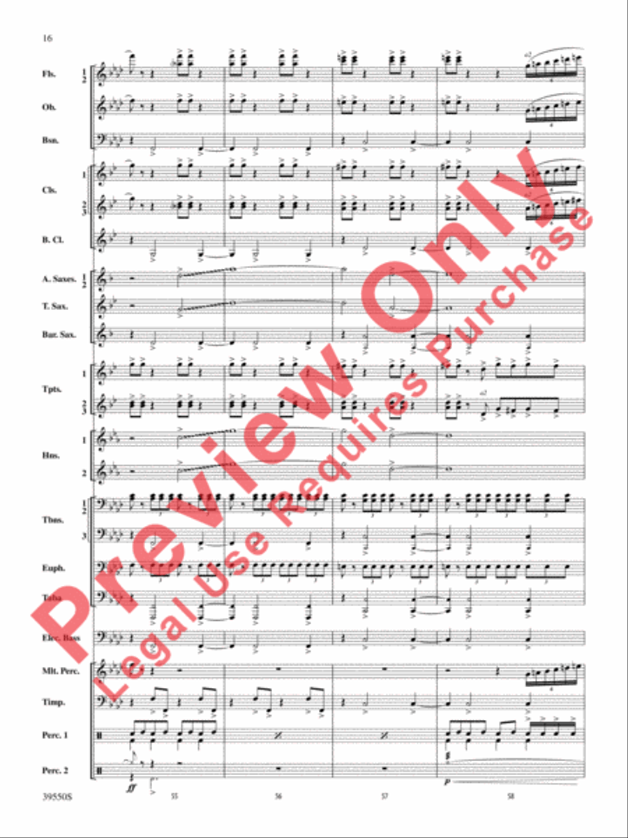 The Rolling Stones on Tour Concert Band scores gallery preview page 17