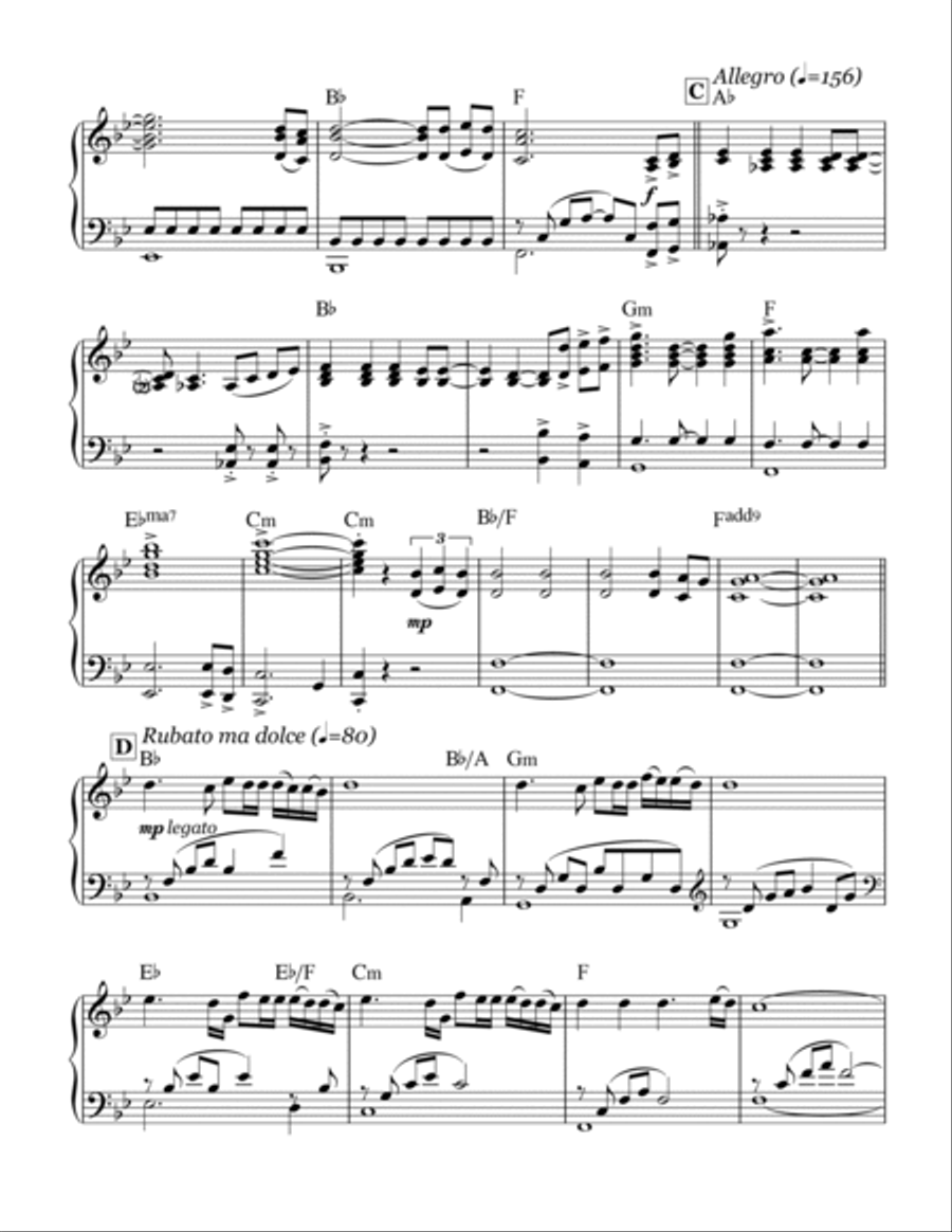 New Beginnings Piano Solo scores gallery preview page 3