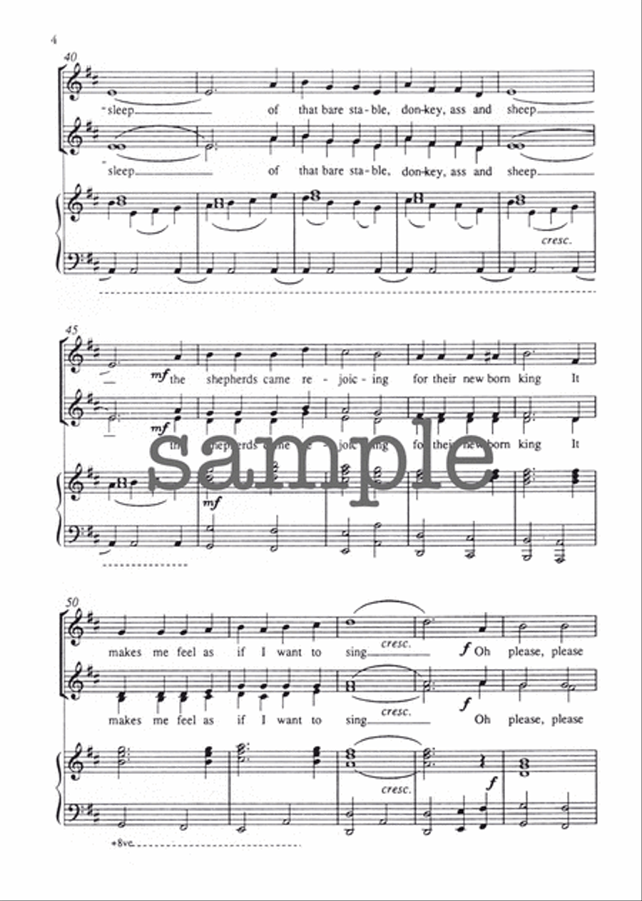A Christmas Wish SSAA scores gallery preview page 4
