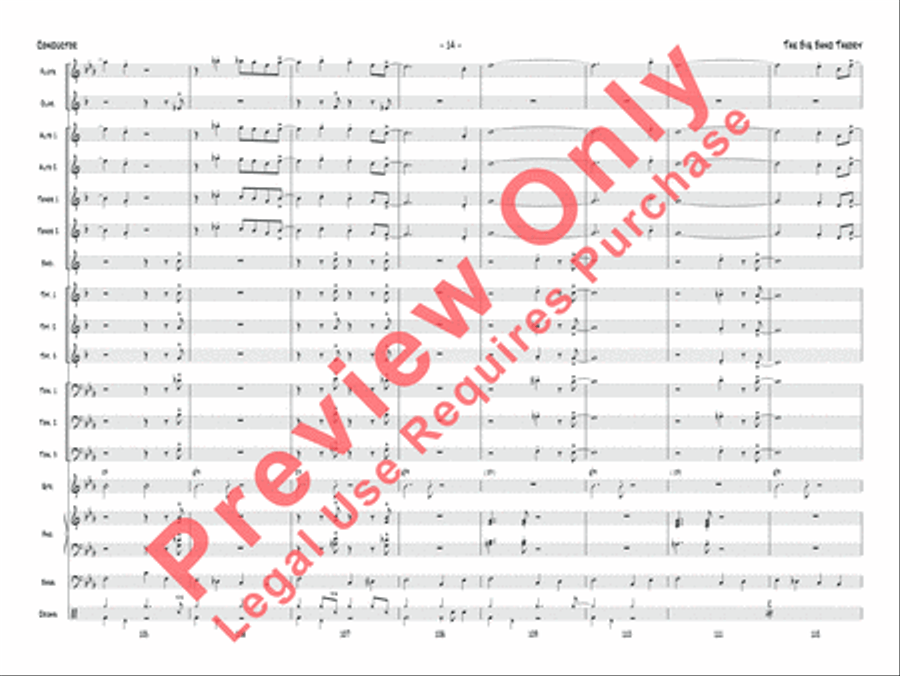The Big Band Theory Jazz Ensemble scores gallery preview page 15
