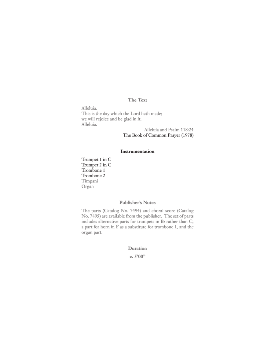 An Easter Introit Choir scores gallery preview page 1