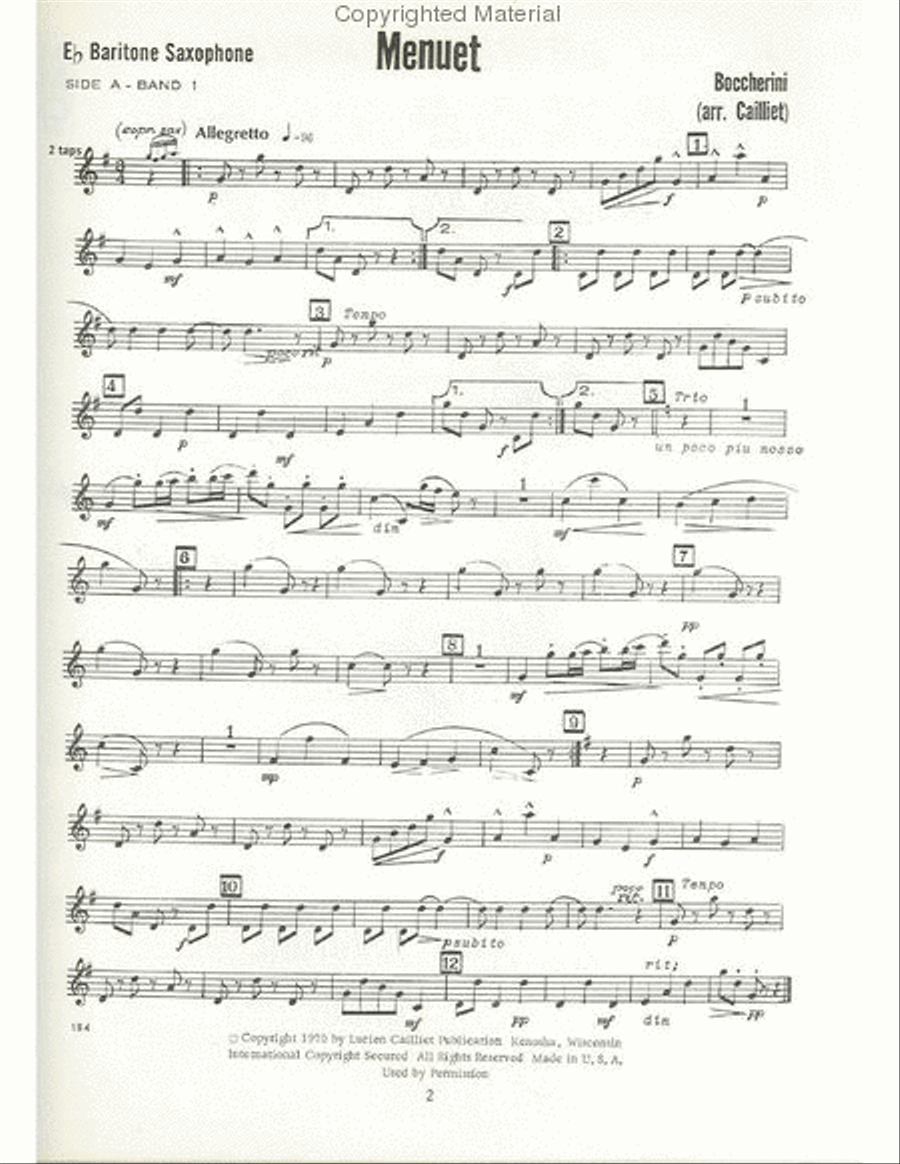 Music for Saxophone Quartet Saxophone Quartet scores gallery preview page 2