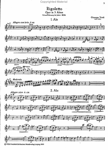 Orchesterstudien Klarinette, Heft 2: Verdi, Wagner , Schostakowitsch
